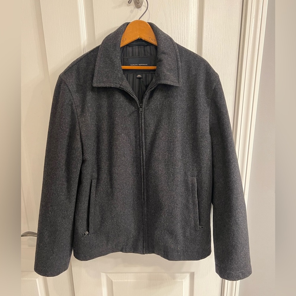 Banana Republic men’s wool jacket Sz lg